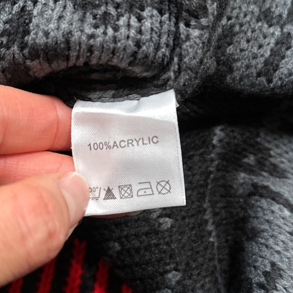 Middle of Beyond Baphomet Satan Ugly Christmas Xmas Sweater Mens Large - Picture 5 of 7